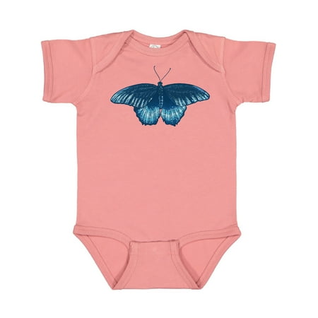 Inktastic Beautiful Blue Butterfly Gift Baby Boy or Baby Girl Bodysuit