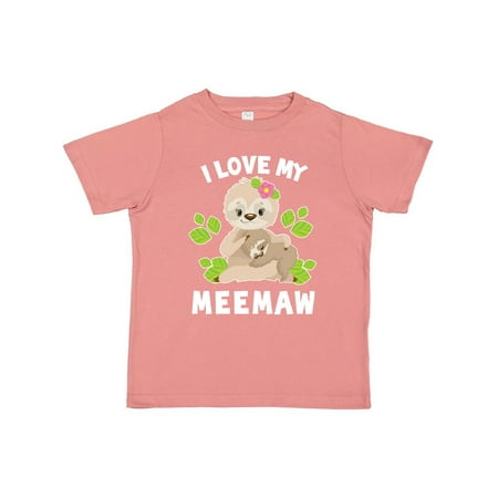Inktastic Cute Sloth I Love My Meemaw with Green Leaves Gift Toddler Boy or Toddler Girl T-Shirt
Inktastic Cute Sloth I Love My Meemaw with Green Leaves Gift Toddler Boy or Toddler Girl T-Shirt
