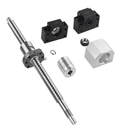 New BallScrew 1605-350mm End Machine with Ballnut Housing Couplers and BKBF12