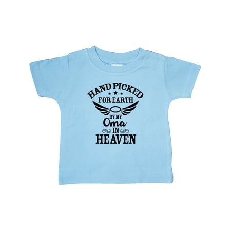 Inktastic Handpicked for Earth By My Oma in Heaven with Angel Wings Gift Baby Boy or Baby Girl T-Shirt
Inktastic Handpicked for Earth By My Oma in Heaven with Angel Wings Gift Baby Boy or Baby Girl T-Shirt