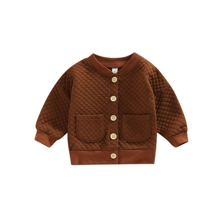 Nokpsedcb Kids Toddler Girls Boys Autumn Coat Solid Color Long Sleeve O Neck Button Down Outerwear Caramel 3-4 Years
Nokpsedcb Kids Toddler Girls Boys Autumn Coat Solid Color Long Sleeve O Neck Button Down Outerwear Caramel 3-4 Years