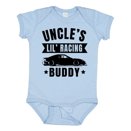 Inktastic Uncles Lil Racing Buddy Gift Baby Boy or Baby Girl Bodysuit