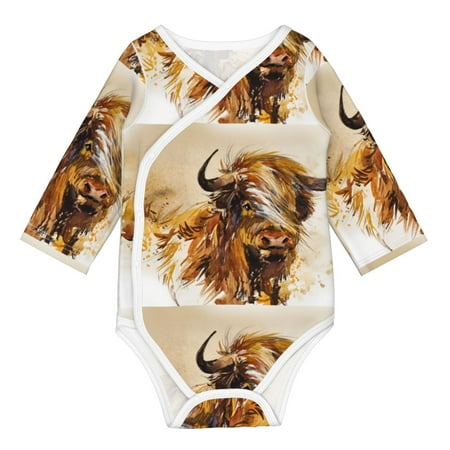 Matuu Yak for Baby Long-Sleeve Bodysuit Soft Cotton Comfortable and Breathable Perfect for Newborns and Infants
Matuu Yak for Baby Long-Sleeve Bodysuit Soft Cotton Comfortable and Breathable Perfect for Newborns and Infants