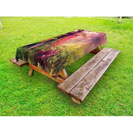 Forest Outdoor Tablecloth Fairy Majestic Landscape with Autumn Trees in Forest Natural Garden in Ukraine Decorative Washable Fabric Picnic Table Cloth 58 X 84 Inches Red Green Brown by Ambesonne
Forest Outdoor Tablecloth Fairy Majestic Landscape with Autumn Trees in Forest Natural Garden in Ukraine Decorative Washable Fabric Picnic Table Cloth 58 X 84 Inches Red Green Brown by Ambesonne