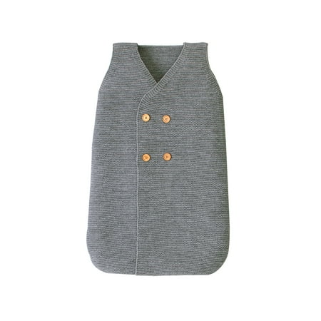 Gwiyeopda Newborn Baby Sleeping Bag Solid Color V-neck Button Closure Knitted Warmth Comfortable Breathable Swaddle
Gwiyeopda Newborn Baby Sleeping Bag Solid Color V-neck Button Closure Knitted Warmth Comfortable Breathable Swaddle