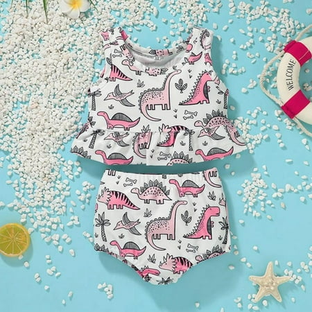 GYRATEDREAM Toddler Baby Girls Summer Swimsuit Sleeveless Dot Swimwear Two-Piece Suit Beach Bikini 1-5 Years
GYRATEDREAM Toddler Baby Girls Summer Swimsuit Sleeveless Dot Swimwear Two-Piece Suit Beach Bikini 1-5 Years