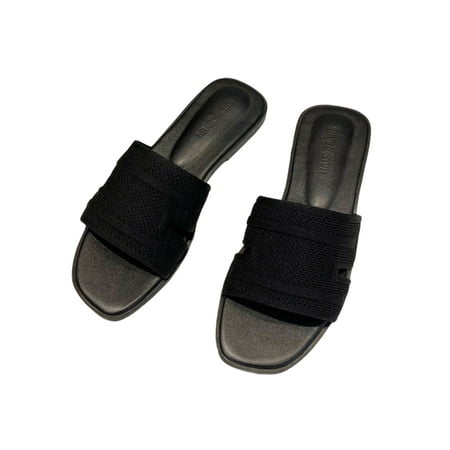 Tenmix Womens Slides Mesh Flat Sandals Hollow Out Slide Sandal Slip On Shoes Ladies Non-slip Comfort Black 5.5
Tenmix Womens Slides Mesh Flat Sandals Hollow Out Slide Sandal Slip On Shoes Ladies Non-slip Comfort Black 5.5