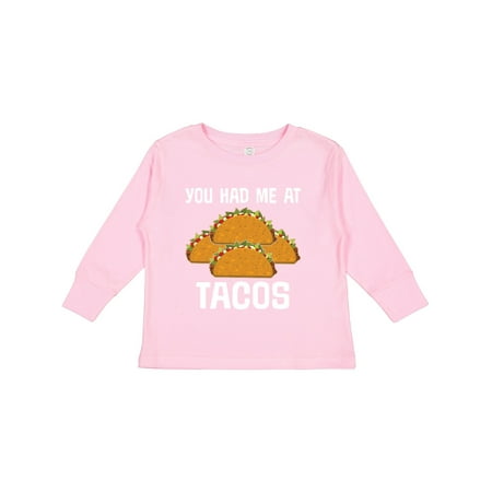 Inktastic You Had Me at Tacos Gift Toddler Boy or Toddler Girl Long Sleeve T-Shirt
Inktastic You Had Me at Tacos Gift Toddler Boy or Toddler Girl Long Sleeve T-Shirt