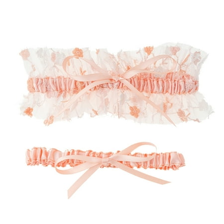 2pcs Wedding Garter Lace Floral Pattern Gauze Bowknot Leg Belt Stretch Bridal Garter Belts (Pink)
2pcs Wedding Garter Lace Floral Pattern Gauze Bowknot Leg Belt Stretch Bridal Garter Belts (Pink)