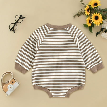 Gubotare Baby Rompers Baby Outfit First Hooded Romper One-Piece Jumpsuit for Toddler Boys Girls Brown 18-24 Months
Gubotare Baby Rompers Baby Outfit First Hooded Romper One-Piece Jumpsuit for Toddler Boys Girls Brown 18-24 Months
