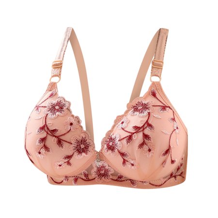 Odeerbi Wireless Lounge Bras for Women Sexy Vest Large Lingerie Embroidered Everyday Bra Pink
Odeerbi Wireless Lounge Bras for Women Sexy Vest Large Lingerie Embroidered Everyday Bra Pink