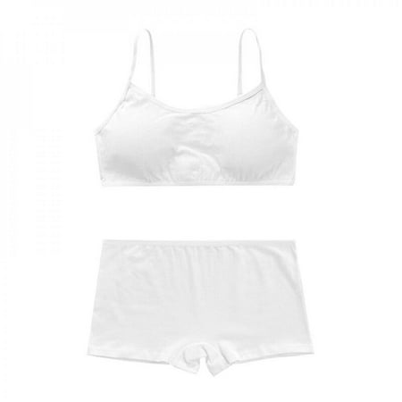 SweetCandy Girls Bra Junior High School Students Developmental Double Layer Quilted Camisole Underwear
SweetCandy Girls Bra Junior High School Students Developmental Double Layer Quilted Camisole Underwear