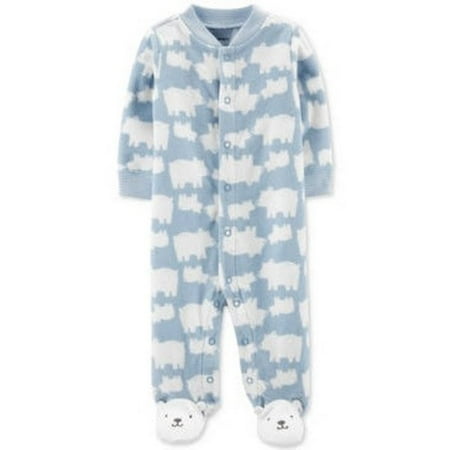 Carter s Baby Boys Fleece Footed Pajamas Choose Sz/Color: 6Mo/Bear