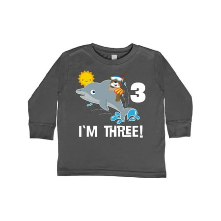 Inktastic 3rd Birthday Dolphin Cute Beach 3 Year Old Gift Toddler Boy or Toddler Girl Long Sleeve T-Shirt
Inktastic 3rd Birthday Dolphin Cute Beach 3 Year Old Gift Toddler Boy or Toddler Girl Long Sleeve T-Shirt