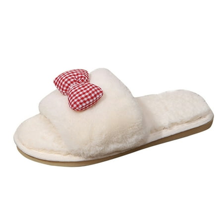 Ladies Fashion Solid Color Cartoon Plush Casual Open Toe Comfortable Flat Cotton Slippers
Ladies Fashion Solid Color Cartoon Plush Casual Open Toe Comfortable Flat Cotton Slippers