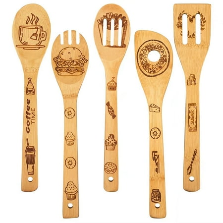 5Pcs Cooking Spoons For Non Sticking Pans Haomacro Kitchen Spatula Spoons Tools Wood Kit
5Pcs Cooking Spoons For Non Sticking Pans Haomacro Kitchen Spatula Spoons Tools Wood Kit