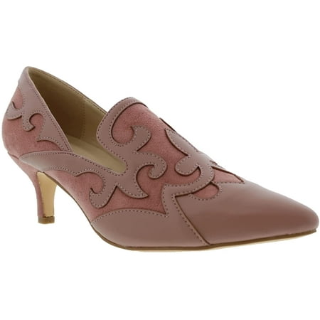 Bellini Bengal Womens Fleur De Lis Comfort Pump 6 Pink Combo