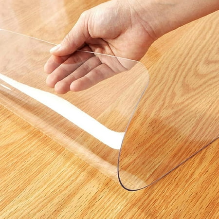 40x78 Inch Clear Dining Room Table Protector 1.5mm Thick Plastic Tablecloth Wooden Furniture Glass Marble Coffee End Side Table Bar Sofa Writing Desk Cloth Top Protection Cover Waterproof
40x78 Inch Clear Dining Room Table Protector 1.5mm Thick Plastic Tablecloth Wooden Furniture Glass Marble Coffee End Side Table Bar Sofa Writing Desk Cloth Top Protection Cover Waterproof