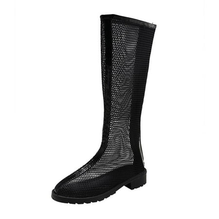 Wesracia Boots For Women Winter Boots Women s Mesh Breathable Knee Bare Boots Square Heel Casual Long Booties
Wesracia Boots For Women Winter Boots Women s Mesh Breathable Knee Bare Boots Square Heel Casual Long Booties