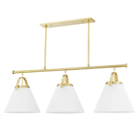 3 Light Island-Aged Brass Finish Bailey Street Home 116-Bel-4568875