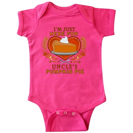 Inktastic I m Just Here for Uncle s Pumpkin Pie Gift Baby Boy or Baby Girl Bodysuit
Inktastic I m Just Here for Uncle s Pumpkin Pie Gift Baby Boy or Baby Girl Bodysuit