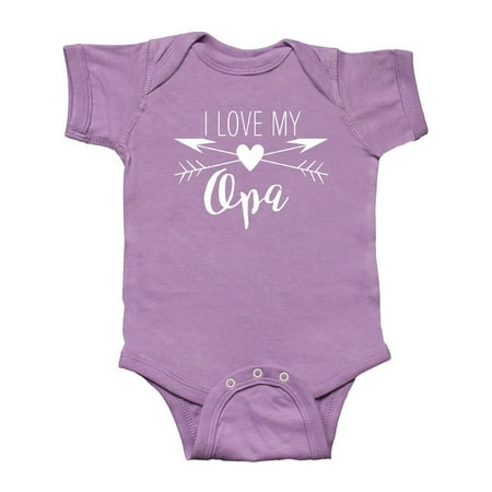 Inktastic I Love my Opa heart and arrows Gift Baby Boy or Baby Girl Bodysuit
Inktastic I Love my Opa heart and arrows Gift Baby Boy or Baby Girl Bodysuit