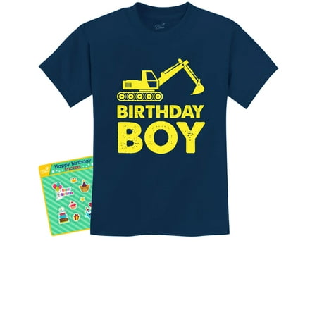 Birthday Boy Shirt Gift Yellow Tractor Bulldozer Construction Party Kids T-Shirt 3T Navy
Birthday Boy Shirt Gift Yellow Tractor Bulldozer Construction Party Kids T-Shirt 3T Navy