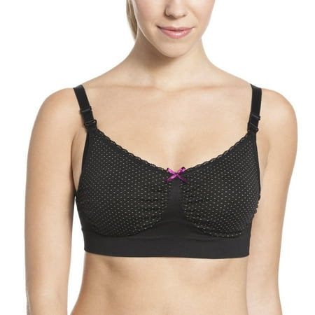 Anita Maternity Womens Seamless Wireless Nursing Bra XXL Black