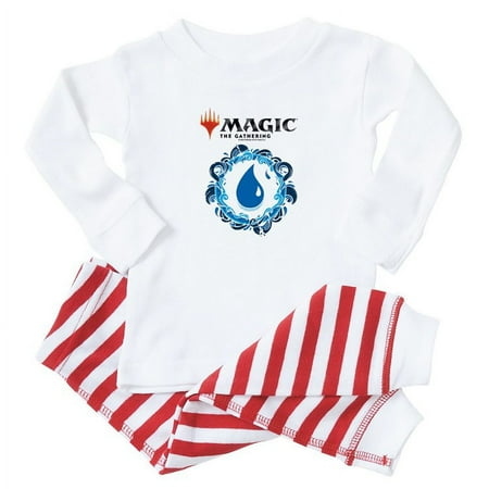CafePress - Magic Blue Mana Symbol Pajamas - Toddler Long Sleeve Pajama set