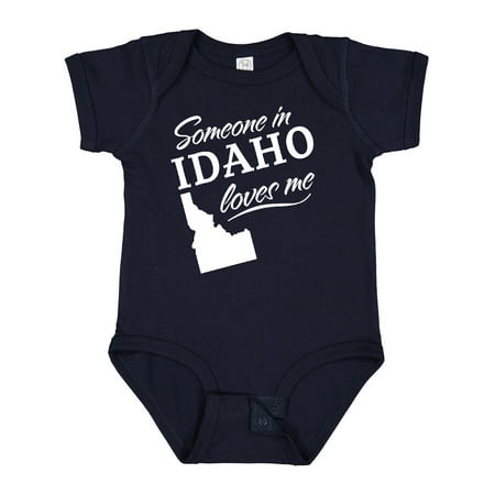 Inktastic Someone in Idaho Loves Me Gift Baby Boy or Baby Girl Bodysuit