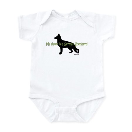 CafePress - My Sister Is A German Shepherd Infant Bodysuit - Baby Light Bodysuit Size Newborn - 24 Months
CafePress - My Sister Is A German Shepherd Infant Bodysuit - Baby Light Bodysuit Size Newborn - 24 Months