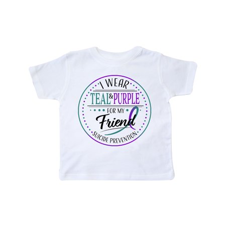 Inktastic Suicide Prevention- I Wear Teal and Purple for My Friend Gift Toddler Boy or Toddler Girl T-Shirt
Inktastic Suicide Prevention- I Wear Teal and Purple for My Friend Gift Toddler Boy or Toddler Girl T-Shirt