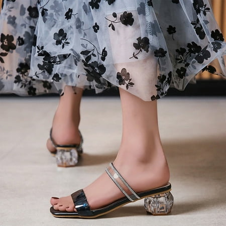 Cathalem On Shallow Spring Fashion Slippers Summer Mouth And Women With Rhinestone Sandals Slip Casual Women s Rope Sandals Black 7.5
Cathalem On Shallow Spring Fashion Slippers Summer Mouth And Women With Rhinestone Sandals Slip Casual Women s Rope Sandals Black 7.5