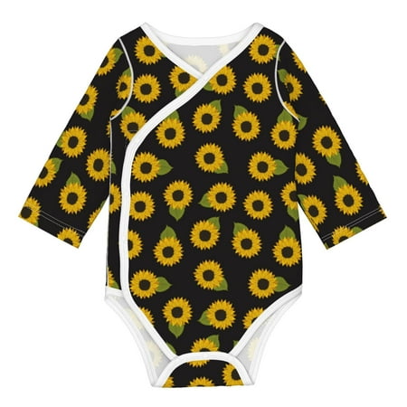 Coaee Sunflowers for Soft Cotton Baby Long-Sleeve Bodysuit Girls Boys Bodysuit Romper
Coaee Sunflowers for Soft Cotton Baby Long-Sleeve Bodysuit Girls Boys Bodysuit Romper