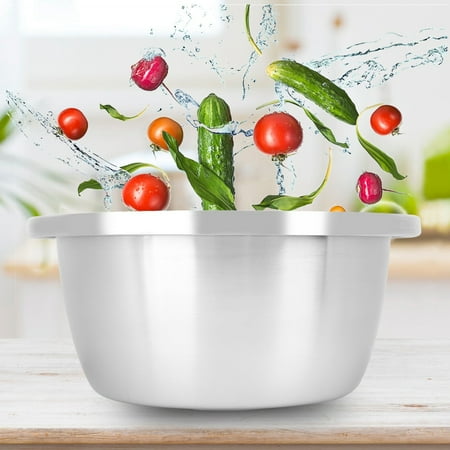 Mixing Bowl Food Grade Stainless Steel Easy To Clean Non-stick Salad Bowl For Restaurant Home L
Mixing Bowl Food Grade Stainless Steel Easy To Clean Non-stick Salad Bowl For Restaurant Home L