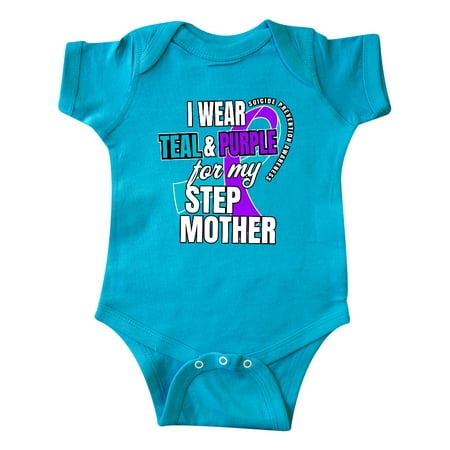 Inktastic Suicide Prevention I Wear Teal and Purple For My Step Mother Gift Baby Boy or Baby Girl Bodysuit
Inktastic Suicide Prevention I Wear Teal and Purple For My Step Mother Gift Baby Boy or Baby Girl Bodysuit
