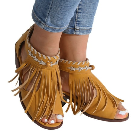 NECHOLOGY Fisherman Sandals for Women Platform Sandals For Women Ladies Heel High Heel Back Zipper Womens Sandals Size 38 Yellow 7
NECHOLOGY Fisherman Sandals for Women Platform Sandals For Women Ladies Heel High Heel Back Zipper Womens Sandals Size 38 Yellow 7