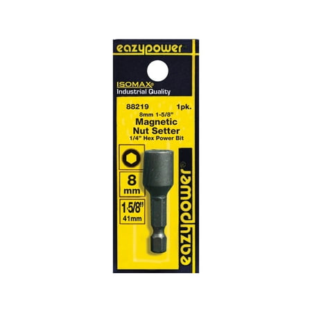 Eazypower Magnetic Nut Setter 8mm 1-5/8 
Eazypower Magnetic Nut Setter 8mm 1-5/8