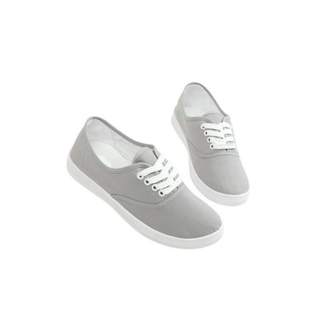 Rockomi Ladies Casual Shoes Lace Up Flats Comfort Canvas Sneakers Womens Lightweight Fashion Breathable Slip On Gray Lace Up 6
Rockomi Ladies Casual Shoes Lace Up Flats Comfort Canvas Sneakers Womens Lightweight Fashion Breathable Slip On Gray Lace Up 6