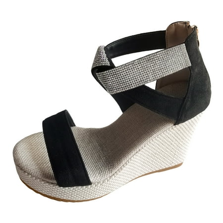LUOGENLI Female Summer Sandals for Women 2024 Platform Ladies Summer Casual Rhinestone Solid Colour Fish Mouth Thick Bottom Large Size Slope Heel Sandals Platform Sandals Women Size 11
LUOGENLI Female Summer Sandals for Women 2024 Platform Ladies Summer Casual Rhinestone Solid Colour Fish Mouth Thick Bottom Large Size Slope Heel Sandals Platform Sandals Women Size 11