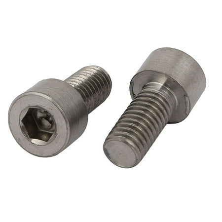 Unique Bargains 2 Pcs M8x15mm Thread Hex Socket Drive Cap Head Titanium Screw
Unique Bargains 2 Pcs M8x15mm Thread Hex Socket Drive Cap Head Titanium Screw