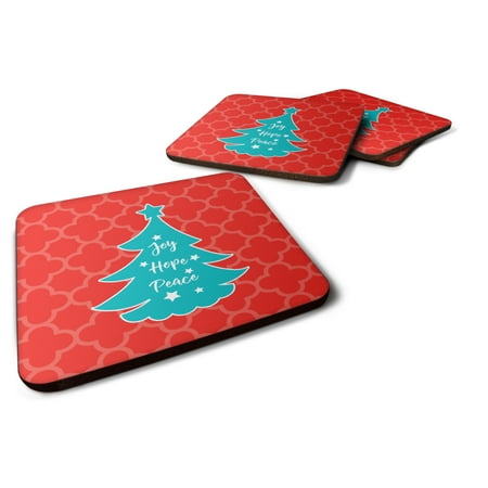 Carolines Treasures BB6969FC Christmas Tree Red Teal Foam Coaster Set of 4 3 1/2 x 3 1/2 multicolor
Carolines Treasures BB6969FC Christmas Tree Red Teal Foam Coaster Set of 4 3 1/2 x 3 1/2 multicolor