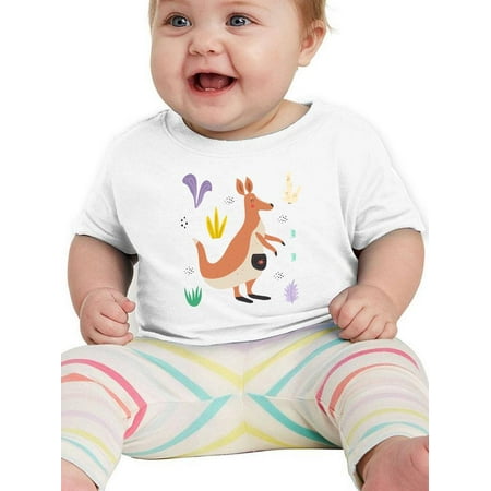 Kangaroo Doodle Style Safari T-Shirt Infant -Image by Shutterstock 12 Months