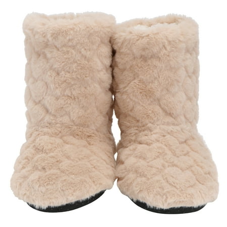 NUOLUX 1 Pair High Tube Floor Boots Non-slip Thickening Dancing Floor Boots Warm Boots
