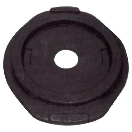 PRO-SAFE Rubber Standard Channelizer Base 25 Lb Black