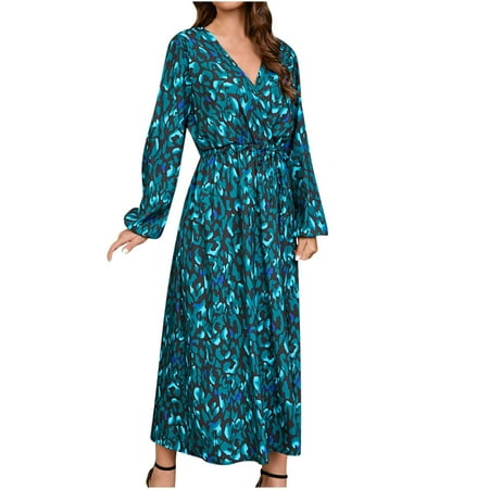 Airpow Women Long Sleeve V-Neck Dress Women s Sexy Slit Leopard Print Long-sleeved Dress Shapewear Dress for Women Women s Sexy Slit Leopard Print Long Sleeve Dress Long Sleeve Dress
Airpow Women Long Sleeve V-Neck Dress Women s Sexy Slit Leopard Print Long-sleeved Dress Shapewear Dress for Women Women s Sexy Slit Leopard Print Long Sleeve Dress Long Sleeve Dress