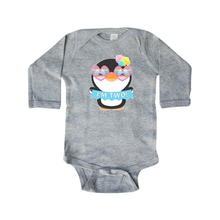 Inktastic I m 2 Cute Penguin with Sunglasses and Flowers Gift Baby Boy or Baby Girl Long Sleeve Bodysuit
Inktastic I m 2 Cute Penguin with Sunglasses and Flowers Gift Baby Boy or Baby Girl Long Sleeve Bodysuit