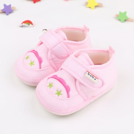 Newborn Baby Shoes Soft Sole Toddler Shoes Non-Slip Single Shoes
