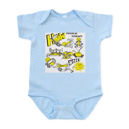 CafePress - How Physical Therapy Works Infant Bodysuit - Baby Light Bodysuit Size Newborn - 24 Months 
CafePress - How Physical Therapy Works Infant Bodysuit - Baby Light Bodysuit Size Newborn - 24 Months