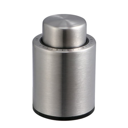 Homemaxs Vacuum Wine Plug Press-Type Wine Stopper Reusable Fresh Preservers Bottle Soppers Bottle Sealer with Time Scale for Home Bar Restaurant(Silver)
Homemaxs Vacuum Wine Plug Press-Type Wine Stopper Reusable Fresh Preservers Bottle Soppers Bottle Sealer with Time Scale for Home Bar Restaurant(Silver)
